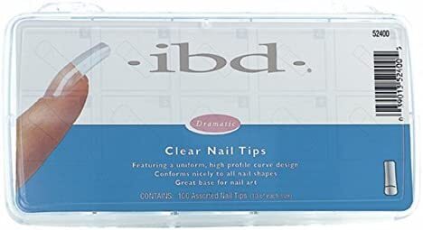 61-560413 IBD CLEAR NAIL TIPS 100/PK